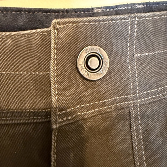 Kuhl Free Rydr Vintage Patina Dye Hiking Pants Outdoor Canvas Brown Men’s 32x32 - Picture 6 of 16